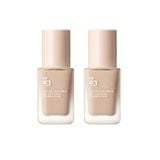 Combo 2 Kem Nền Hỗ Trợ Kiểm Soát Dầu Chống Thấm Nước ZA Insant Invisivle Oil Control 25mlx2 PO0W Tông da trắng sáng