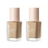 Combo 2 Kem Nền Hỗ Trợ Kiểm Soát Dầu Chống Thấm Nước ZA Insant Invisivle Oil Control 25mlx2 OC10 Tông da tự nhiên