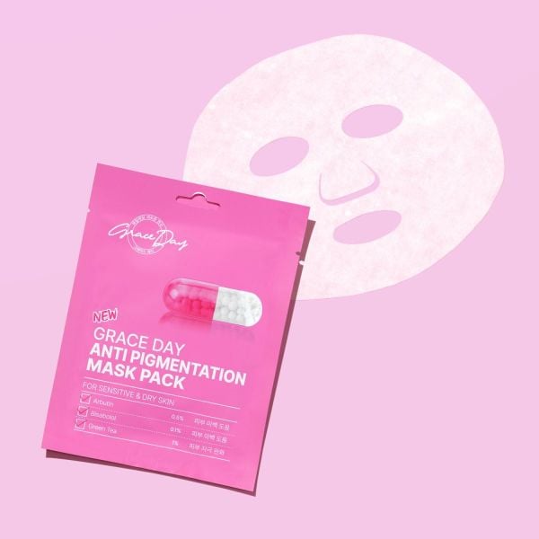 Hộp 10 Miếng Mặt Nạ New Graceday Anti Pigmentation Mask Pack 27gx10