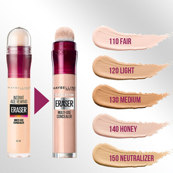 Bút Cushion Che Khuyết Điểm Giảm Quầng Thâm Maybelline Instant Age Rewind 6Ml