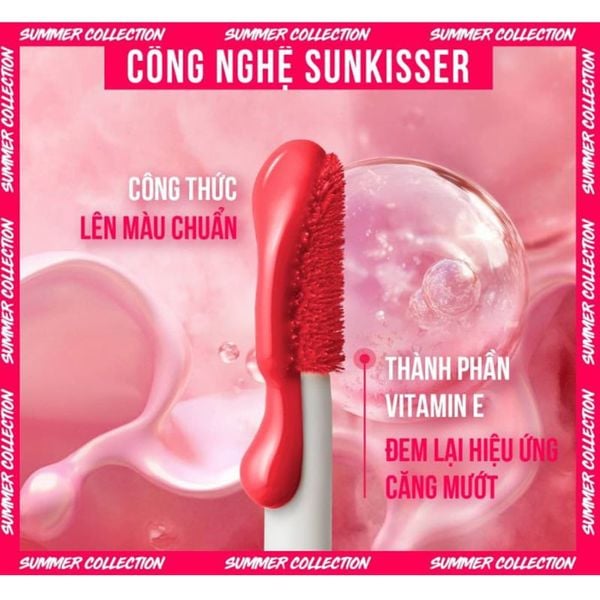 Má Hồng Dạng Kem Sunkisser Hiệu Ứng Matte Căng Mọng Bền Màu 12H Maybelline New York 4.7ml Màu 31 Hồng Barbie