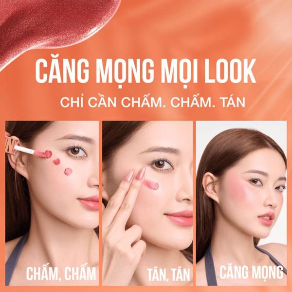 (HSD: 9/2027) Má Hồng Dạng Kem Maybelline New York Sunkisser Blush #08 Shades On