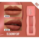 (HSD: 9/2027) Son Kem Maybelline Superstay Teddy Tint 15 Skinnydip 5ml Hồng Đất