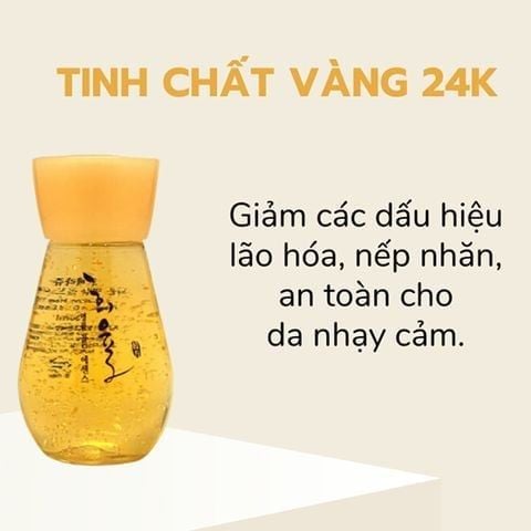 Combo 2 Serum Tinh Chất Vàng 24K Lebelage Heeyul Premium Gold 30ml Tặng em Dưỡng Da Tay Yihan Carino Secret Garden Hand Cream 20g