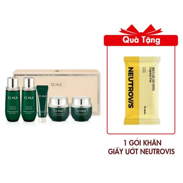 Bộ Dưỡng Trẻ Hóa Căng Mịn Da Ohui Prime Advancer 5pcs