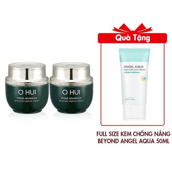 (HSD: 3/2027) Combo 2 Kem Dưỡng Mặt Ohui Prime Advancer 7mlx2 (Hàng tách set)