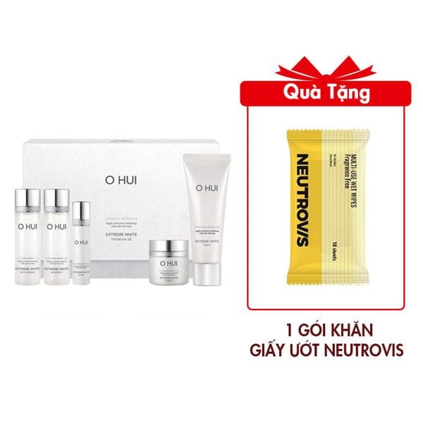 Bộ Dưỡng Trắng Đều Màu Da Ohui Extreme White 5pcs