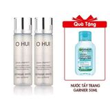 Combo 2 Nước Cân Bằng Ohui Extreme White Skin Solftener 20mlx2 (Hàng tách set) Tặng Nước Tẩy Trang Cho Da Dầu Mụn Micellar Water Garnier 50ml