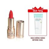 Son Lì Dưỡng Ẩm Mini Cao Cấp Ohui The First Geniture Lipstick Minisize Màu Red 1.3g Tặng Full Size Kem Chống Nắng Beyond Angel Aqua Moisture Sun Cream 50ml (Hàng tách set)