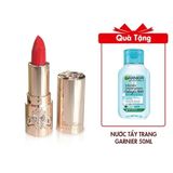Son Lì Dưỡng Ẩm Mini Cao Cấp Ohui The First Geniture Lipstick Minisize Màu Red 1.3g Tặng Nước Tẩy Trang Cho Da Dầu Mụn Micellar Water Garnier 50ml