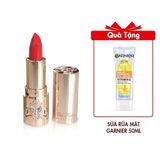 Son Lì Dưỡng Ẩm Mini Cao Cấp Ohui The First Geniture Lipstick Minisize Màu Red 1.3g Tặng Sữa Rửa Mặt Garnier Tạo Bọt Hỗ Trợ Dưỡng Sáng Da Light Complete Brightening Whip Foam 50ml