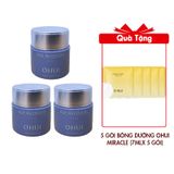 (HSD: 1/2027) Combo 3 Kem Dưỡng Chống Lão Hoá Ohui Age Recovery Cream 7mlx3 Tặng Combo 10 Gói Bông Dưỡng Ohui Miracle Toning Water Pad 7mlx10gói