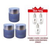 (HSD: 1/2027) Combo 3 Kem Dưỡng Chống Lão Hoá Ohui Age Recovery Cream 7mlx3 Tặng 3 Chai Nước Cân Bằng Dưỡng Trắng Whoo Gongjinhyang Seol 20mlx3