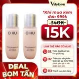 Combo 2 Nước Hoa hồng Dưỡng Ẩm Cân Bằng Ohui Miracle Moisture Pink Barrier Skin Softener 20mlx2(Hàng tách set) (DEAL BOM TẤN 999K)