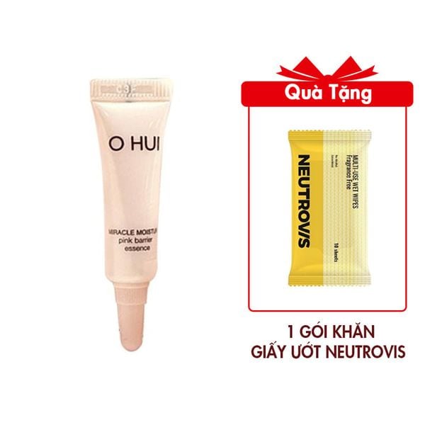 (HSD: 4/2026) Serum Dưỡng Ẩm Ohui Moisture Pink Barrier Essence 4ml (Hàng tách set)