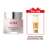 Full Size Kem Dưỡng Ohui Hồng Miracle Moisture Ceramide Boosting Cream Cấp Ẩm Cho Da 60ml (Hàng tách set)