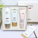 Full size Bộ Kem Chống Nắng Ohui Day Shield Perfect Sun Red Set 3pc (DEAL BOM TẤN 999K)