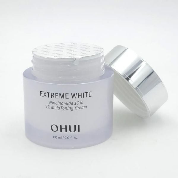 Full Size Kem Dưỡng Sáng Chuyên Sâu Cải Thiện Sắc Da OHUI Extreme White Niacinamide 10% TX MelaToning Cream 60ml (Hàng tách set)