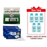 Combo 3 Bông Tẩy Trang S Select Cotton Puff 80 Miếng Và Son Dưỡng Ẩm Bạc Hà Omi Brotherhood Menturm 4G Tặng Combo 5 Nước Tẩy Trang Garnier 50mlx5
