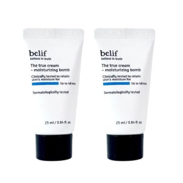 Combo 2 Kem Dưỡng Ẩm Dành Cho Da Khô Belif The True Cream Moisturizing Bomb 25mlx2
