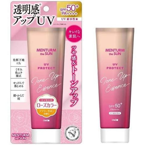 Combo 2 Tinh Chất Chống Nắng Nâng Tone Trắng Hồng Tự Nhiên Menturm Chống Nước Và Mồ Hôi, Bã Nhờn SPF50+ PA++++ (80gx2)