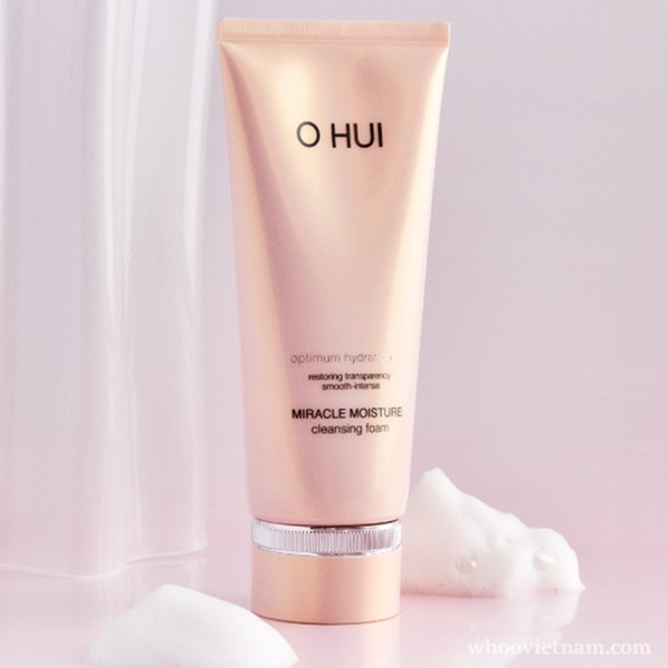 Full Size Sữa Rửa Mặt Dưỡng Ẩm Ohui Miracle Moisture Cleansing Foam 200ml