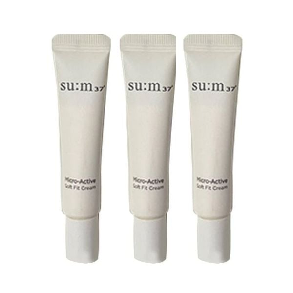 (HSD: 4/2026) Combo 3 Kem Dưỡng Su:m37 Micro-Active Soft Fit Cream 7mlx3 (Hàng tách set) (DEAL BOM TẤN 999K)