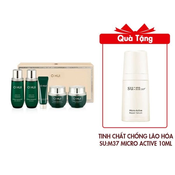 Bộ Dưỡng Trẻ Hóa Căng Mịn Da Ohui Prime Advancer 5pcs
