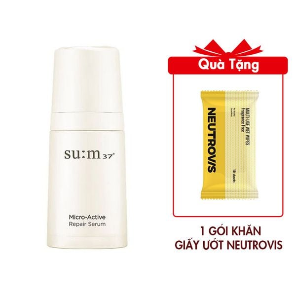 (HSD: 6/2026) Tinh Chất Chống Lão Hóa Và Làm Dịu Da Su:m37 Micro Active Repair Serum 10ml