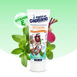 (HSD: 6/2026) Combo Kem Đánh Răng Capitano Cho Bé 6+ Hương Bạc Hà Và Kem Đánh Răng Capitano Cho Bé 3+ Hương Dâu 75mlx2