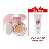 (HSD: 9/2026) Cushion VALU:EVER Chống Nắng Nâng Tone Da - hộp hồng - #21 Light Beige 10g Tặng Kem Dưỡng Thể Trắng Da Chống Nắng WHISIS Premium Collagen Whitening Body Lotion 200ml