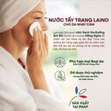 (HSD: 6/2027) Nước Tẩy Trang Micellar Dịu Nhẹ Làm Sáng Da Laino 500ml