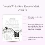 Combo 10 Mặt Nạ Làm Sáng Da, Mờ Thâm Nám Jluna Real Essence Mask Verpia White 20mlx10 Và 10 Mặt Nạ Săn chắc Da Jluna Real Essence Mask Collagen 20mlx10