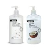 Combo 2 Gel Sữa Tắm Betres Coconut 750ml Và Sữa Tắm Cotton & Talc 750ml