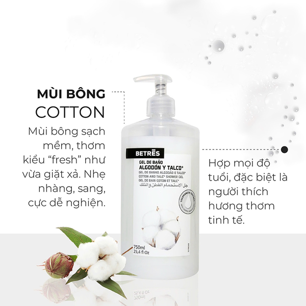 Gel Sữa Tắm Betres Coconut Của Ba Lan 750ml