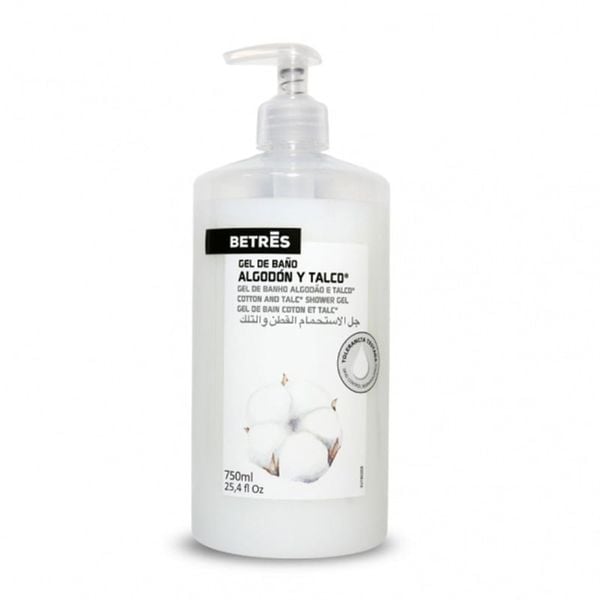 Combo 2 Gel Sữa Tắm Cotton & Talc 750ml Và Sữa Tắm Betres Vanilla & Macadamia 750ml