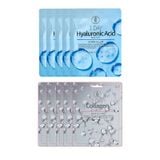 Combo 5 Mặt Nạ Dưỡng Da MedB Collagen 27mlx5 Và Combo 5 Mặt Nạ Med B Hyluronic 27mlx5