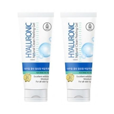 Combo 2 Gel Tẩy Da Chết Tinh Chất Hyaluronic Acid  MEDB 100mlx2