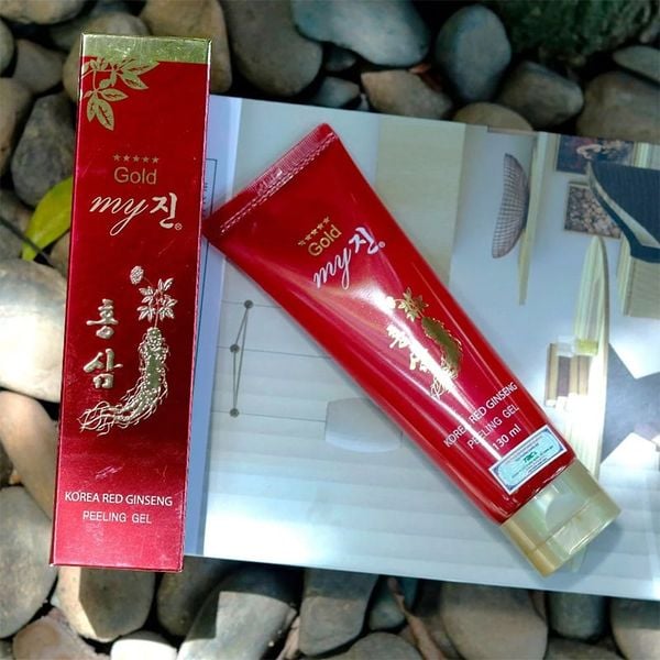 Tẩy Tế Bào Da Chết Sâm Đỏ My Gold Korea Red Ginseng Peeling Gel 130ml