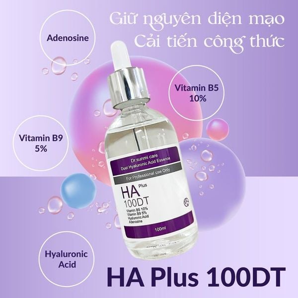Serum Dưỡng Da Dr.Sunmi Care HA Plus 100DT B5 10% B9 5% 100ml
