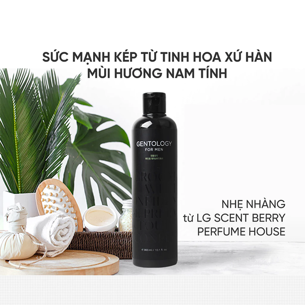 (HSD: 3/2027) Combo 2 Chai Dầu Gội và Sữa Tắm Toàn Thân Mát Lạnh, Sảng Khoái Chăm Sóc Cơ Thể và Da Đầu Khỏe Mạnh 2-in-1 Gentology 300mlx2
