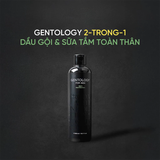 (HSD: 3/2027) Combo 2 Chai Dầu Gội và Sữa Tắm Toàn Thân Mát Lạnh, Sảng Khoái Chăm Sóc Cơ Thể và Da Đầu Khỏe Mạnh 2-in-1 Gentology 300mlx2