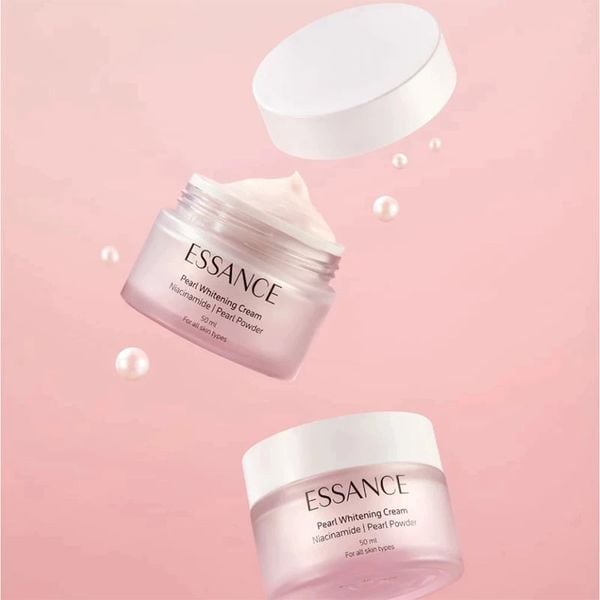 Kem Dưỡng Trắng Essance Pearl Whitening Cream Hỗ Trợ Làm Sáng Da, Giảm Thâm Sạm, Căng Bóng 50ml