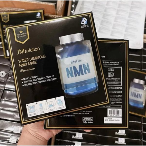 f188 vip 2 Hộp 5 Miếng f1689 Nạ JM Solution Mask NMN f186 đăng nhập Căng Bóng Da 33mlx2