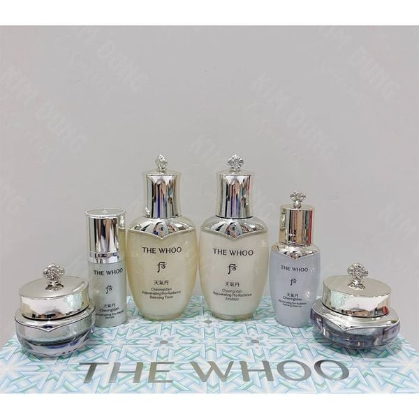 Full Size Bộ Trải Nghiệm Tái Sinh Làn Da The Whoo Cheongidan Rejuvenating Pro-radiance Trial Set