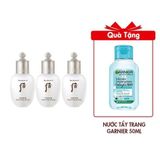 Combo 3 Sữa Dưỡng Trắng Da Whoo Gongjinhyang Seol Radiant White Emulsion 20mlx3 (Hàng tách set) Tặng Nước Tẩy Trang Cho Da Dầu Mụn Micellar Water Garnier 50ml