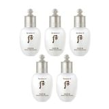 (HSD: 2/2028) Combo 5 Sữa Dưỡng Trắng Da Whoo Gongjinhyang Seol Radiant White Emulsion 20mlx5 (Hàng tách set)