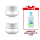 Combo 2 Kem Dưỡng Da Whoo Gongjinhyang Seol Radiant White Moisture Cream 4mlx2 Tặng Gel Rửa Mặt Micellar Dr.Sante Pure Cоde Dành Cho Mọi Loại Da 200ml