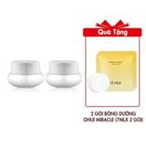 Combo 2 Kem Dưỡng Da Whoo Gongjinhyang Seol Radiant White Moisture Cream 4mlx2 (Hàng tách set)Tặng 2 Gói Bông Dưỡng Ohui Miracle Toning Water Pad (7mlx 2 gói)