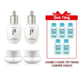 Combo 2 Kem Dưỡng Whoo Gongjinhyang Seol Radiant White Moisture Cream 4mlx2 Và Combo 2 Nước Cân Bằng Whoo Gongjinhyang Seol Radiant White Balancer 20mlx2 Tặng Combo 5 Nước Tẩy Trang Garnier 50mlx5